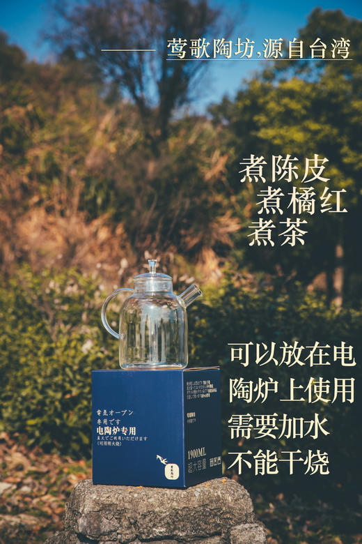 电陶炉玻璃烧水壶煮茶壶单壶耐高温大号加厚大容量煮茶 商品图9