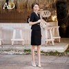 AD总裁范经理工作服女气质女神范西装套装高端黑色商务工装正装裙 商品缩略图2