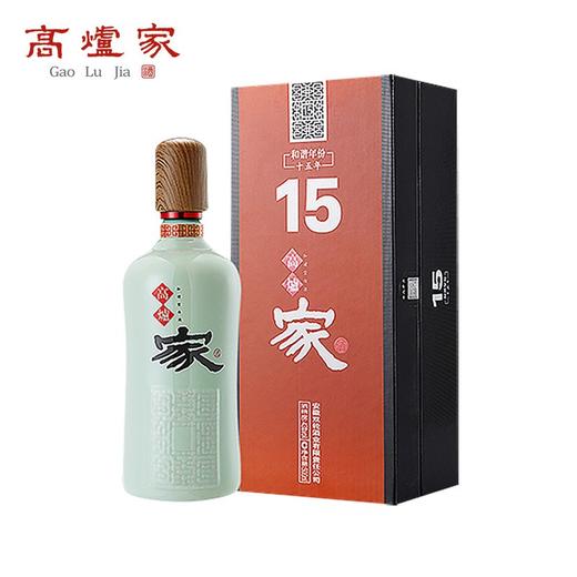 高炉家酒 和谐 15年 浓香型白酒 43度 600ml 双轮发酵窖藏 纯粮酿造 单瓶装 商品图3