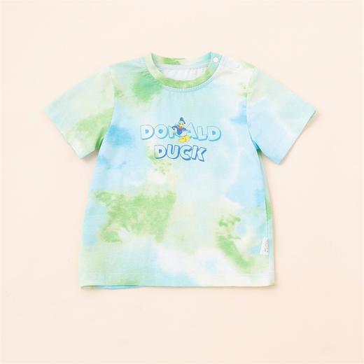 【商场同款】迪士尼童装男童夏季新款扎染短袖T恤中小童宝宝轻薄透气上衣 商品图2
