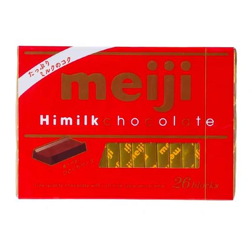 明治香浓牛奶巧克力120g/盒 商品图0