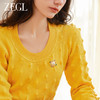 ZEGL设计师罗马假日系列人造珍珠胸针女设计感小众复古小香风配饰 商品缩略图1