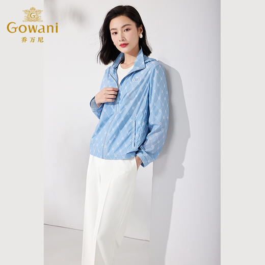 乔万尼衣女款夏季新款小个子连帽设计外套透气清爽ET2B207 商品图3