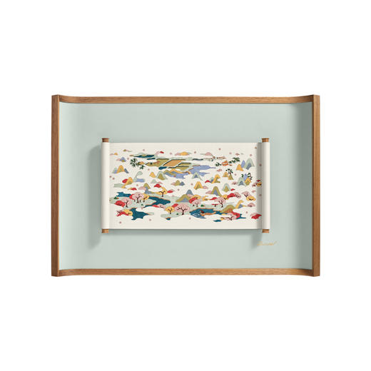 “桃花源”主题镶嵌画 商品图0