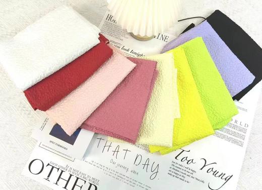 （特价款50元10个）泡泡小香风布（50cmX1.5M）混色请备注 商品图2