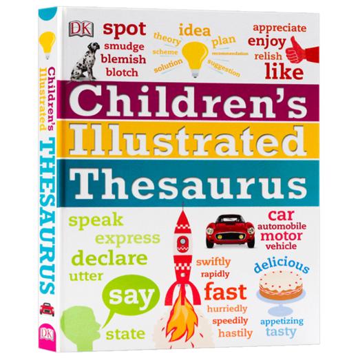 DK儿童图解同义词词典 英文原版 Children's Illustrated Thesaurus 儿童英语学习工具书 分类词词典 进口少儿百科 英文版原版书籍 商品图4