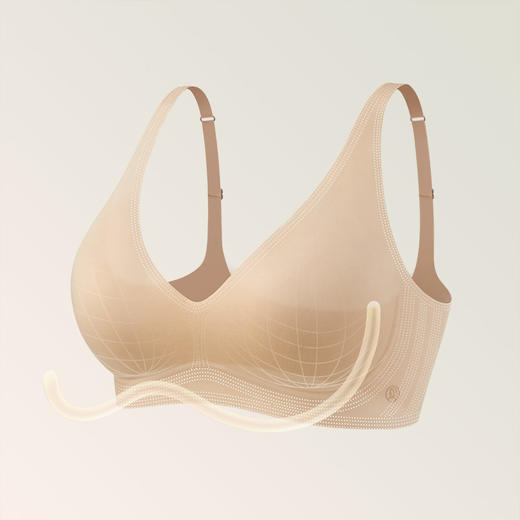 素肌良品 【果冻条】无痕小胸聚拢无钢圈防下垂薄款 MX208【该商品不支持用券】 商品图4