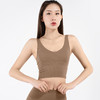 跃牌【缔结伽缘系列】SPR抽条罗纹新款美背瑜伽文胸高阶裸感塑型运动无T线防卷边瑜伽裤瑜伽裤DT376（可拆胸垫）+DL378 商品缩略图4