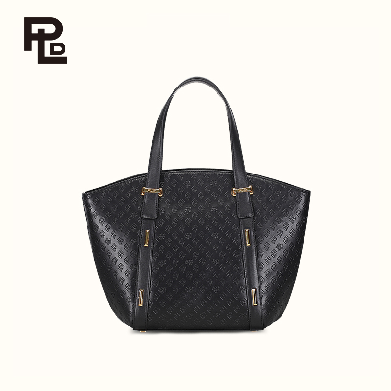 保兰德PLD东方雅奢45度老花经典系列贝壳包手提通勤托特大中国包