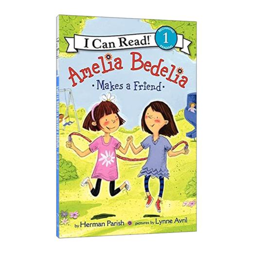 Collins柯林斯 英文原版 Amelia Bedelia Makes a Friend 阿米莉亚交朋友 糊涂女佣分级阅读 I Can Read Level 1 英文版 进口英语原版书籍 商品图1