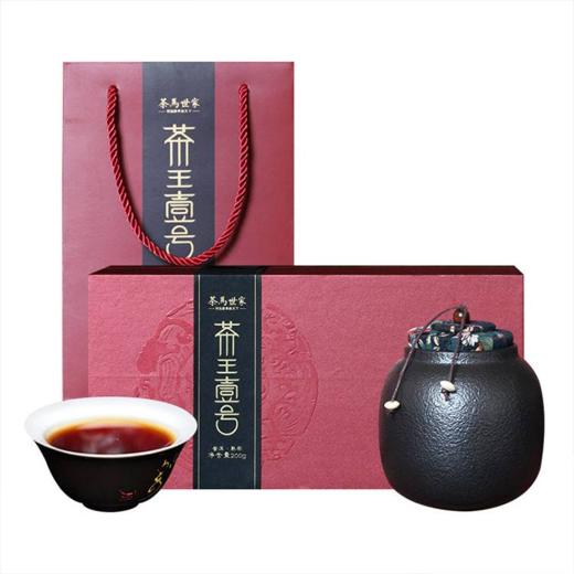 茶马世家 茶王一号普洱熟茶云南散茶叶礼盒200g 商品图1