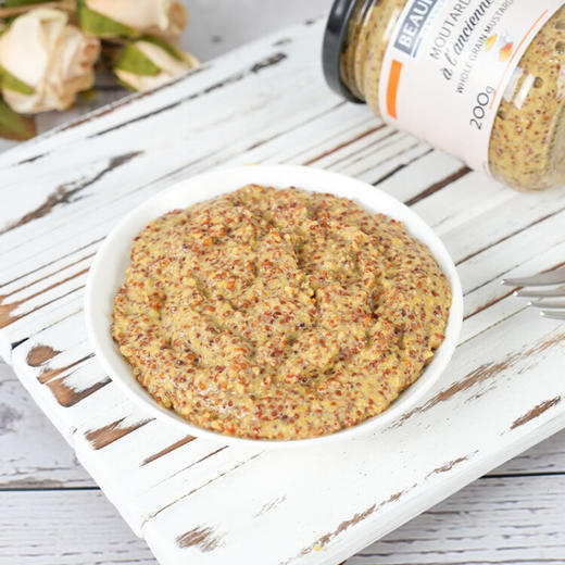 蒲福（BEAUFOR） 芥末酱  法国进口调味酱料 200g*2瓶装 商品图7