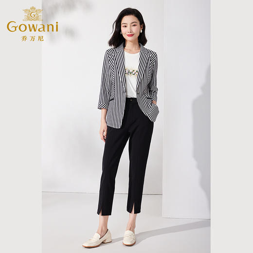乔万尼新款夏季小西装外套修身上衣通勤设计感ET1B510 商品图2