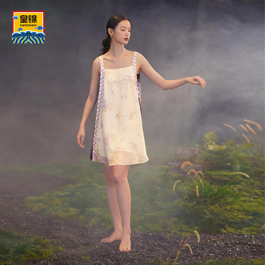 【皇锦】雪纺吊带裙 商品图2