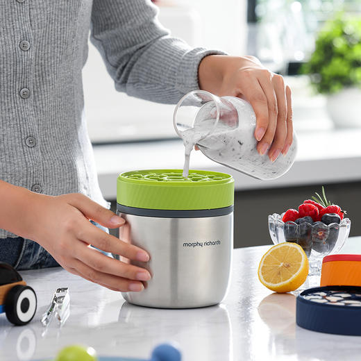 摩飞MR1105制冰保温桶 三层制冰盒快速脱模 带不锈钢储冰保温桶 商品图12