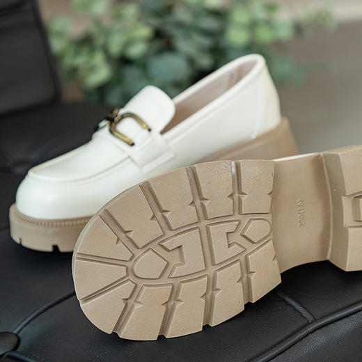 意大利KAISER凯撒羊皮厚底乐福鞋，羊皮鞋面，小众百搭 商品图8