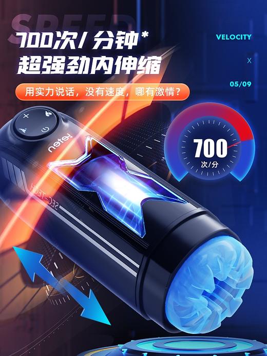 雷霆自动全飞机杯男性电动伸缩加热口交神器成人情趣男用品自慰器 商品图0