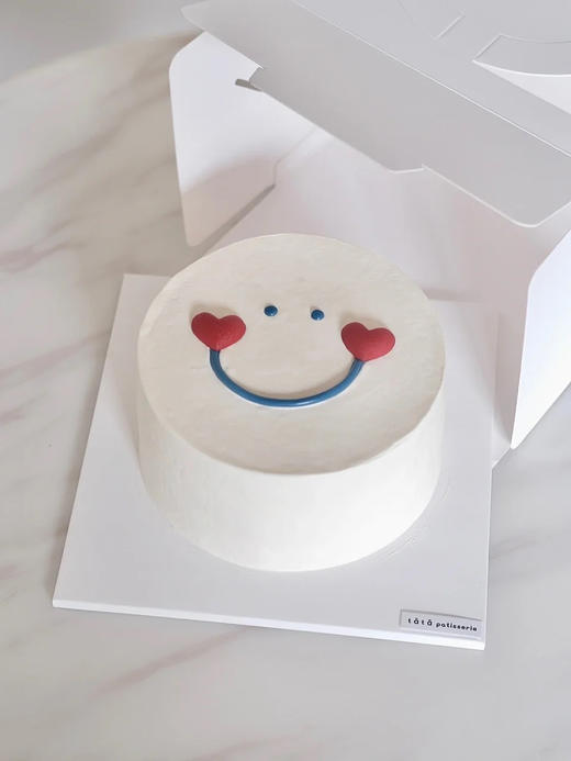 狮子家-笑脸绘画生日蛋糕 纪念日蛋糕 聚会 仪式感必备 健康甜品 商品图0