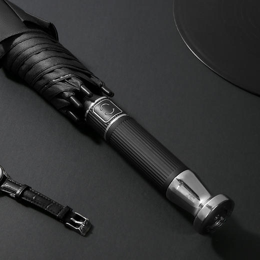 【现货秒发】男女士27寸直杆雨伞大号，双人晴雨两用伞罗马柱伞，男士女士双人车载长柄直杆伞，8骨自动开关抗风暴雨伞防晒帽雨衣太阳伞 商品图3