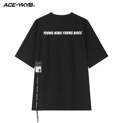 YKYB 23SS黑桃印花宽松廓形短袖T恤 商品图1