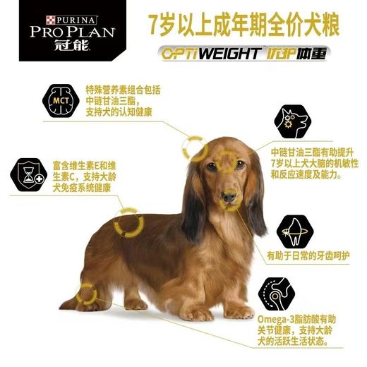 冠能狗粮适用7岁以上老年犬粮成年期全价犬粮呵护肠胃关节2.5kg/袋 商品图1