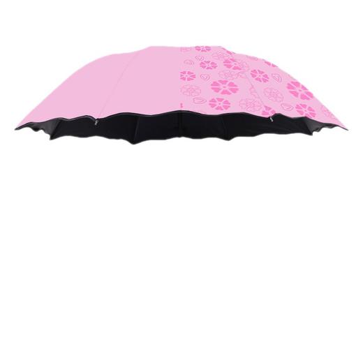 现货秒发【“雨”众不同 遇水开花！】8骨三折防紫外线叠伞，四季相随 两用晴雨伞折叠雨伞！黑胶防晒遮阳伞女士礼品，随身携带方便，迷你超轻便！ 商品图4