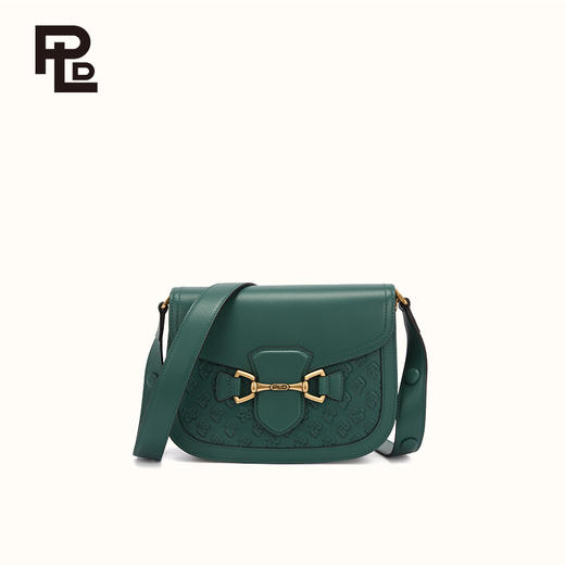 保兰德PLD东方雅奢45度老花经典连环扣系列马鞍包单肩通勤必备女包 商品图3