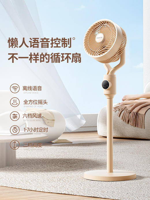 预售7天 | Forestlife 智能AI离线语音循环扇家用电风扇 [福利品] 商品图4