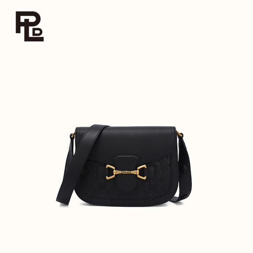 保兰德PLD东方雅奢45度老花经典连环扣系列马鞍包单肩通勤必备女包 商品图1