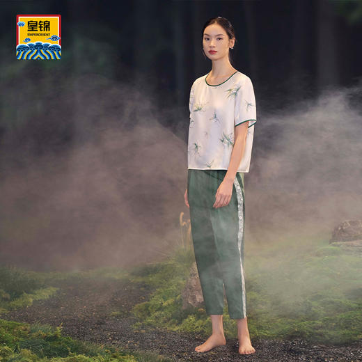 【皇锦】斜纹绸短袖分身套装 商品图4