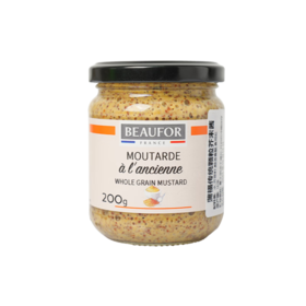 蒲福（BEAUFOR） 芥末酱  法国进口调味酱料 200g*2瓶装