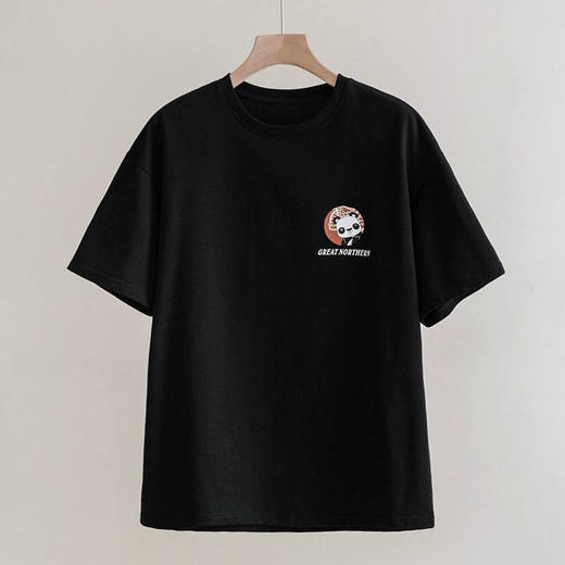 【国际一线代工】国潮新品可爱熊猫纯棉T恤 商品图3