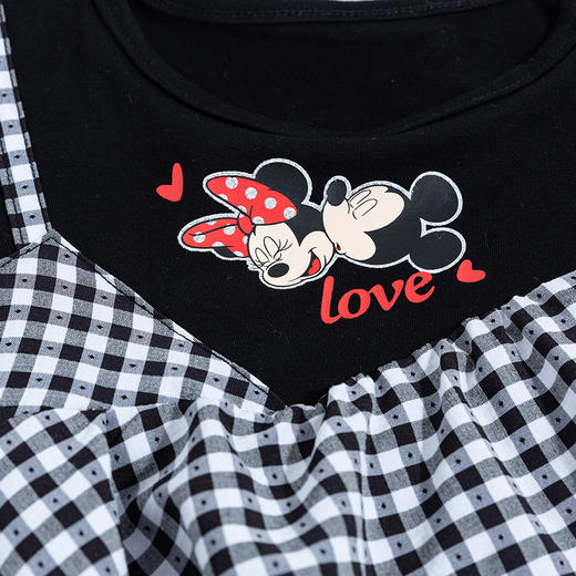 【商场同款】迪士尼童装 女童假两件短袖连衣裙夏季吊带拼接裙子女 商品图8