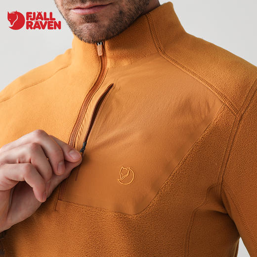 北极狐防风保暖套头卫衣时尚休闲男士亲肤抓绒衣04202130 商品图4