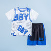 贝贝怡男童夏季短袖短裤运动套装儿童球衣速干服中大童篮球服套装232T2566 商品缩略图9