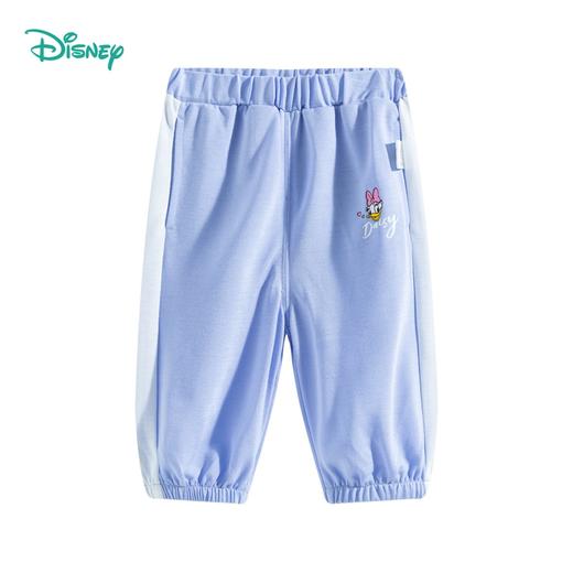 迪士尼童装 女童撞色七分裤夏季新款时尚休闲裤女宝宽松束脚裤 商品图7