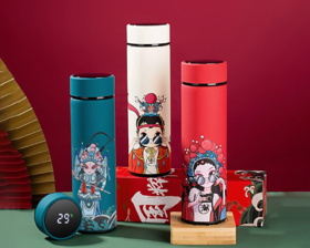 【团购展示】艾姆德 国潮温显保温杯DH-GC50