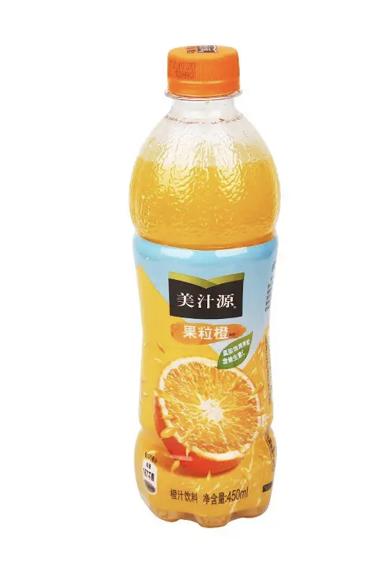 美汁源果粒橙450ml 商品图0