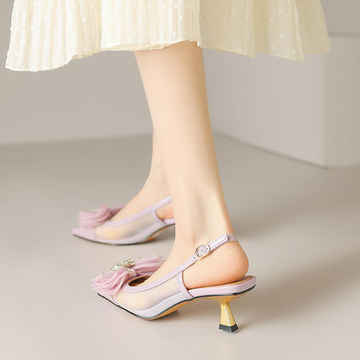 甜美减龄，尖头网面四季鞋凉鞋MT-ML8320 商品图7