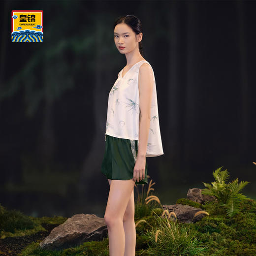 【皇锦】斜纹绸背心分身套装 商品图3