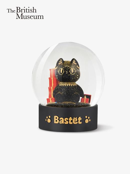 【米舍】大英博物馆盖亚安德森猫萌猫水晶球摆件 商品图0