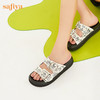 Safiya/索菲娅2023夏季新品萌趣IP炸毛兔厚底休闲假日外穿凉拖 SF32110014 商品缩略图2