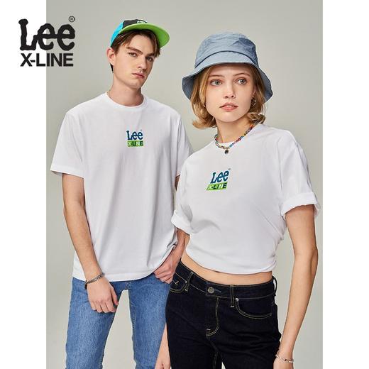 LeeXLINE23春夏新品舒适版型印花多色男女同款短袖T恤LUT0054714LE00FA03953 商品图3
