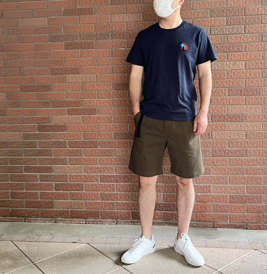 零｜安*若男士山系户外 碳磨全棉纱卡弹力短裤 清仓不退换。 商品图3