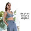 HSIA遐内衣女夏薄全罩杯性感蕾丝长三角双层杯面胸罩大胸显小文胸【艺术线条】 商品缩略图4