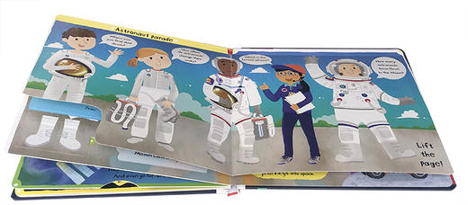 动手找事实 太空 英文原版绘本 纸板书 Super Space First Facts and Flaps 宇宙知识启蒙 3-6岁 英文版原版书籍 进口英语书正版 商品图3