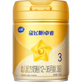 飞鹤星飞帆卓睿3段幼儿配方奶粉听装750g/罐