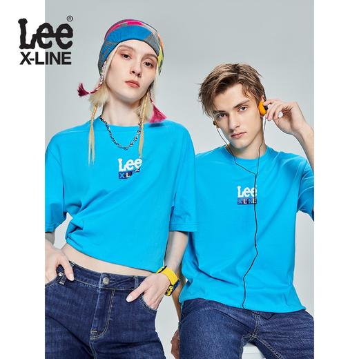 LeeXLINE23春夏新品舒适版型印花多色男女同款短袖T恤LUT0054714LE00FA03953 商品图4