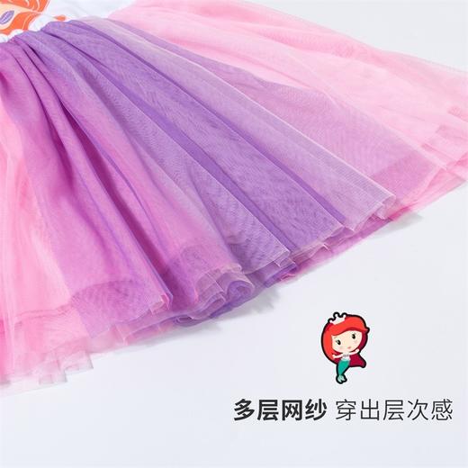 迪士尼童装 儿童连衣裙夏装女童公主裙小童宝宝裙子网纱裙蓬蓬裙 商品图8
