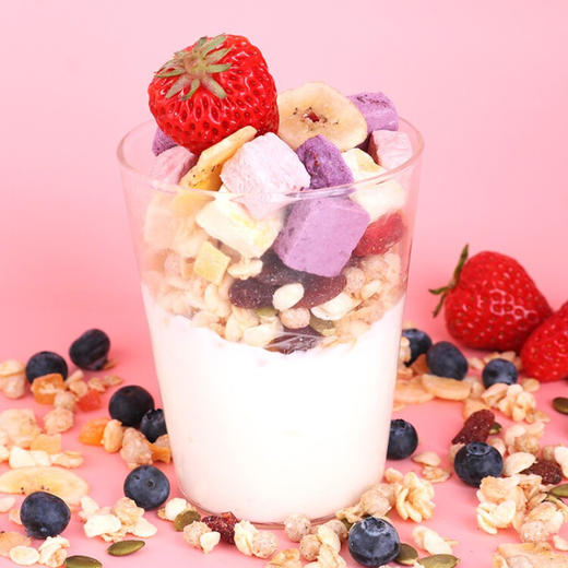 优佳  混合谷物麦片  酸奶果粒坚果等超50%   400g*2袋装 商品图5